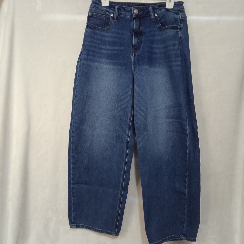 Quince Organic Cotton Tencel Wide Leg Jeans Medium Wash Blue Size 29 Bella